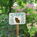 Personifierad Retro Blommor Insekt Djur Konst Klassisk Metall Trädgårdsskylt Födelsedag Housewarming Present