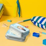 Personalised Cartoon Character Keepsake Tin with Name Watercolor Mini Organizer Birthday Class Leaving Gift for Girl Boy
