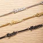 Personalized Multiple Kids Names Necklace Father's Day Anniversary Gift for Men
