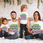 Personalizada Chilling with My Cool Bunny Camiseta de Pascua Sudadera Bebé Onesie Ropa para padres e hijos Regalo de Pascua para la familia