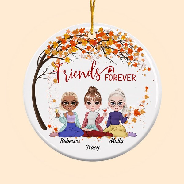 Friends Forever Ceramic Ornament Birthday Gift