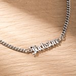 Personalized Multiple Kids Names Necklace Father's Day Anniversary Gift for Men
