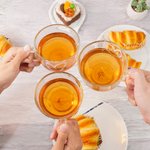 Personalisierte Liebe 16oz Glas Kaffeetasse Set mit Untersetzer und Name Geburtstag Housewarming Geschenk für Frauen