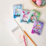 Cahier de Notes A7 Carnet Personnalisé avec Nom Gnome de Pâque Cadeau Fête Pâques pour Enfants