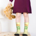 Gepersonaliseerde Four Leaf Clover These Are My Lucky Socks met Naam St. Patrick's Day Cadeau voor Kinderen