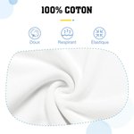 Couverture d'Emmaillotage pour Bébé Personnalisée avec Nom Motif de Pierre Lapin Cadeau de Pâques pour Nouveau-Né