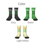 Gepersonaliseerde Four Leaf Clover These Are My Lucky Socks met Naam St. Patrick's Day Cadeau voor Kinderen