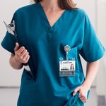 Gepersonaliseerde Kat Hond Paard Oren Lijn Acryl Badge Topper met Naam Creatieve ID-kaart Decoratie Dank u Gift voor Medische Werker Pet Lover