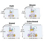 Boîte à Biscuits en Métal de Qualité Alimentaire Boîte Personnalisée avec Nom Cadeau de Pâques pour Enfant