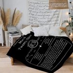 Couverture en Flanelle ou Sherpa Personnalisée avec Nom Date Signe du Zodiaque Cadeau d'Anniversaire pour Amateur d'Astronomie