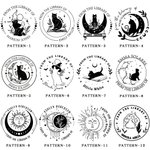 Personalisierter Katze Buch Mond Buch Prägestempel und schwarze Aufbewahrungstasche Set mit Text Geburtstagsgeschenk für Katzenliebhaber Leseratte