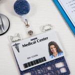 Gepersonaliseerde Kat Hond Paard Oren Lijn Acryl Badge Topper met Naam Creatieve ID-kaart Decoratie Dank u Gift voor Medische Werker Pet Lover