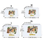 Boîte à Biscuits en Métal Personnalisée avec Nom Motif Lapin Camouflage Cadeau de Pâques pour Enfant et Famille