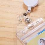 Personalized Birth Flower Bouquet Acrylic Badge Topper Creative ID Card Decoration Birthday Gift for Teacher Nurse