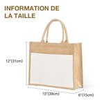 Sac en Jute Personnalisé avec le Nom du Lapin de Pâques Cadeau de Chasse aux Oeufs de Pâques pour les Enfants la Famille