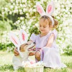 Personalisierte niedlichen Hasenohren Plüsch Stirnband mit Stickerei Name weiches Haar Zubehör Ostern Party Geschenk für Familie Kinder
