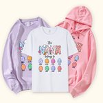 Personalized Multicolor This NANA Belongs to T-Shirt Sweatshirt Hoodie with Easter Eggs and Names Easter Gift for Grandma