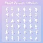 Personalizzato Glitter Dance Ballerina Multi-Pocket Zippered Tote Bag Compleanno Anniversario Regalo per Lei