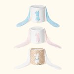 Adorabile cestino pasquale personalizzato con orecchio lungo coniglietto Organizzatore di giocattoli con nome ricamato Uova di Pasqua a caccia di rega