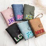 Portefeuille plié en cuir avec porte-cartes Cadeau d'anniversaire de mariage pour elle