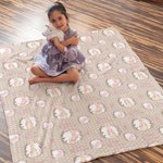 Personalisierte Peter Rabbit Bunny Polka Dot Decke mit Initialen und Namen Ostern Geburtstag Geschenk für Kinder