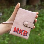 Portefeuille plié en cuir avec porte-cartes Cadeau d'anniversaire de mariage pour elle