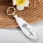Personalized Birth Flower Strong Magnetic Leather Name Hat Clip with Gold Buckle Travel Accessory Gift for Women