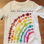 Personalisierte Meilenstein der 100 Tage der Schule DIY-Ideen T-Shirt 100% Baumwolle erinnern zurück zu Schule Geschenk für Kinder