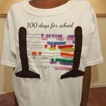 Personalisierte Meilenstein der 100 Tage der Schule DIY-Ideen T-Shirt 100% Baumwolle erinnern zurück zu Schule Geschenk für Kinder