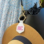 Henkilökohtainen Vahva Magneettinen Nahka Letters Hat Clip Gold Buckle Travel Accessory Lahja Naisille Miehet