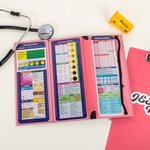 Appunti infermieristici portatili pieghevoli personalizzati a 3 strati con nome e fogli di testo per l'infermieristica Regalo per studenti infermieri 