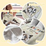 Personalised Dog Cat Trouble Makers Soft Blanket with Name Birthday Gift for Pet Lovers Owner