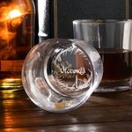 Personalisiertes 295 ml Whiskyglas im Ringinschrift-Design auf Schwarze Sprache mit Eingraviertem Namen Oktoberfest Geschenk für Tolkiens Fans