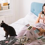 Personalised Dog Cat Trouble Makers Soft Blanket with Name Birthday Gift for Pet Lovers Owner