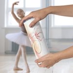 Gepersonaliseerde Roze Balletschoentjes 20oz Skinny Tumbler met Naam en Rietje Verjaardagscadeau voor Ballerina Meisjes