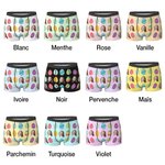 Caleçon Motif Oeuf de Pâques Personnalisé avec Photo de Visage Amusant Cadeau Anniversaire Pâques pour Homme Copin