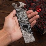 Personalized Book Dragon Sun Cloud Pattern Bookmark with Name and Text Birthday Gift for Book Lover