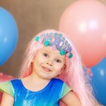 Personalisierte schöne handgemachte Glitter Meerjungfrau Krone Abzeichen Wand mit Alter Geburtstag Geschenk für Mädchen