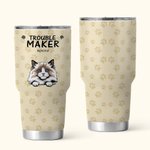 Regalo di compleanno personalizzato per l'amante degli animali domestici con bicchiere da 30 oz