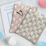 Personalized Peter Rabbit Book Cover with Front Pocket Easter Gift for Kid