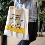 Personalised Large Open Pocket Tote Bag We're Telling You We're Not Dogs/Cats/Pets Our Mom Said We're Babies Gift for Pet Lover