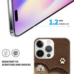 Henkilökohtainen Pet In the Love Heart TPU Slim Phone Case nimi ja Daisy Butterfly Elementti lahja Dog Cat Loverille