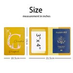Personalized PU Leather Easter Peter Rabbit Passport Cover with Name and Initial Birthday Easter Gift for Kids Travel Lovers