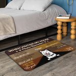 Paillasson Personnalisé avec Animaux de Compagnie Décoration de Maison Cadeau de Déménagement de Crémaillère pour les Amoureux des Chiens et des Chats