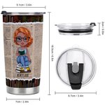 Personalisierte nur ein weiteres Kapitel 20oz Lebensmittelqualität Tumbler Geburtstag Lesen Geschenk für Buchliebhaber
