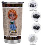 Personalisierte nur ein weiteres Kapitel 20oz Lebensmittelqualität Tumbler Geburtstag Lesen Geschenk für Buchliebhaber