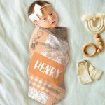 Personalized Classic Winnie the Pooh Theme Kid's Blanket with Name for Baby Shower Birthday Children's Day