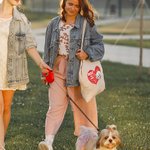 Cuore personalizzato Best Mom Canvas Tote Bag con nomi 1-3 animali domestici Regalo di compleanno per proprietari di animali domestici