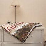 Personalized Just One More Chapter Soft Blanket Home Decoration Birthday Reading Gift for Book Lover