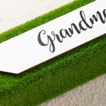 Personalized Cute Cool Smile Face Wood Bowtie Bunny Flocked Block Set Colourful Home Decoration Easter Birthday Gift for Mom Grandma